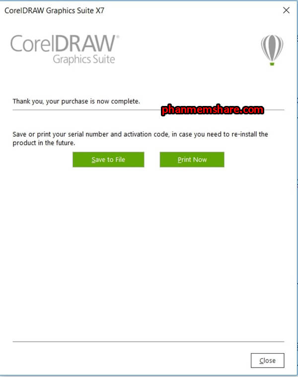 nhập key CorelDRAW X7