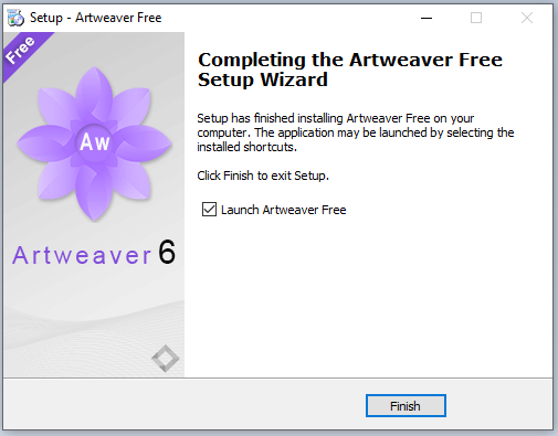cài đặt phần mềm Artweaver