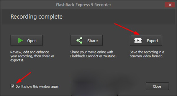 hướng dẫn sử dụng phần mềm FlashBack Express