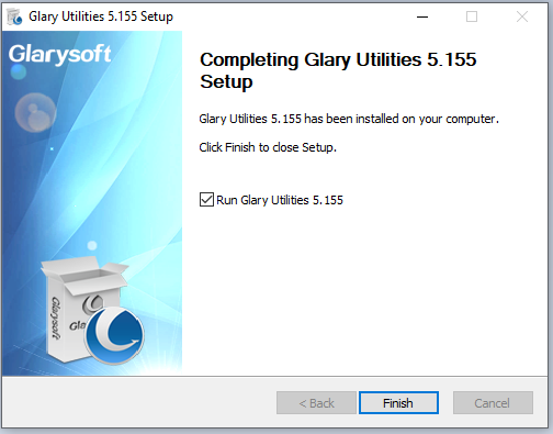 cài đặt phần mềm Glary Utilities Pro 5.155