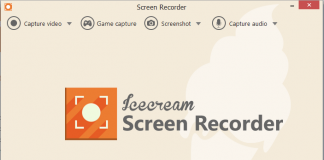 giao diện phần mềm phần mềm IceCream Screen Recorder