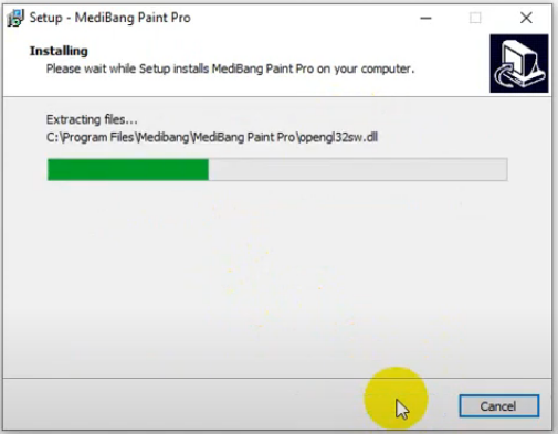 cài đặt phần mềm MediBang Paint Pro