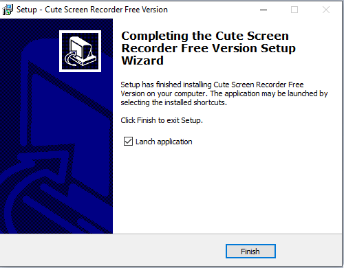 cài đặt Cute Screen Recorder Free
