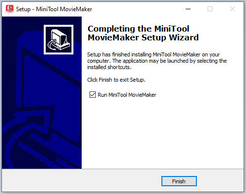 cài đặt phần mềm MiniTool MovieMaker