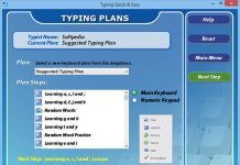 giao diện phần mềm Typing Quick & Easy