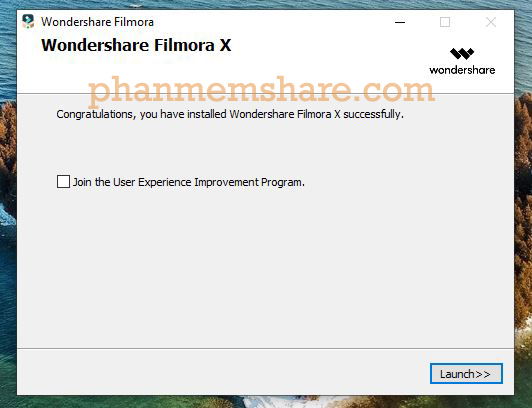 cài đặt Wondershare Filmora 11 Full 