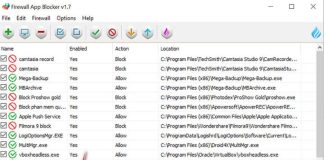 phần mềm Firewall App Blocker 1.7